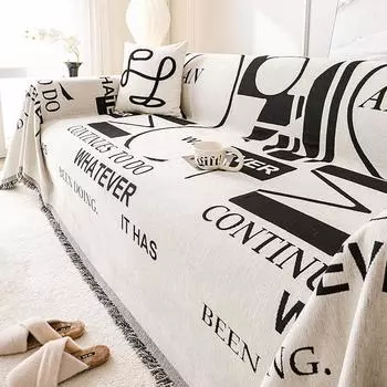 Полотенце для дивана из синели, универсальный нескользящий чехол для дивана Four Seasons, полностью покрытый тканью, чехол для дивана с защитой от кошачьих царапин, подушка для дивана 180*150cm