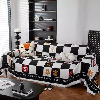 Полотенце для дивана из синели, универсальный чехол для дивана, универсальный чехол для дивана на четыре сезона, не царапающий чехол для диванной подушки, полотенце 90x180