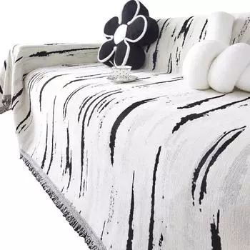 Полотенце для дивана из синели, универсальный универсальный чехол для дивана Four Seasons, пылезащитный чехол, цельный чехол для дивана, ткань с защитой от царапин 180*130cm