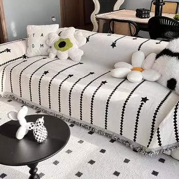 Полотенце для дивана из синели, универсальный чехол для дивана Four Seasons, пылезащитный чехол, цельный чехол для дивана, большой тканевый чехол, против кошачьих царапин 180*130cm