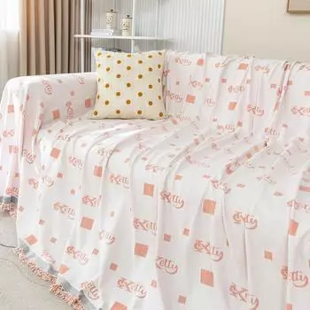 Полотенце для дивана из синели в стиле бохо с кисточками, двустороннее, для гостиной, кемпинга, пикника, большое одеяло, пляжное полотенце для отдыха, отдыха 180x130cm