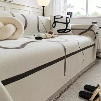 Полотенце для дивана, кожаный чехол для дивана для гостиной, тканевый универсальный универсальный чехол с защитой от царапин, универсальный для четырех сезонов 180X130