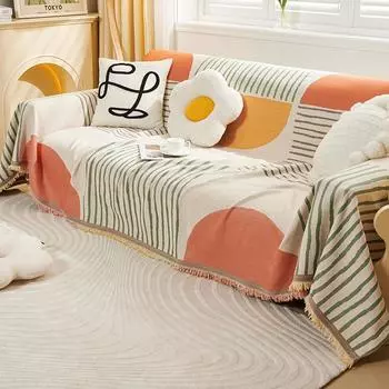 Полотенце для дивана на все времена года, абстрактная ткань для покрытия дивана, защищающая от царапин, полное покрытие, пыленепроницаемое одеяло для дивана, чехол для дивана 180*130cm