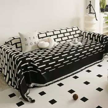 Полотенце для дивана на все времена, нескользящая подушка, новый художественный чехол для дивана, чехол на весь диван 180*130cm