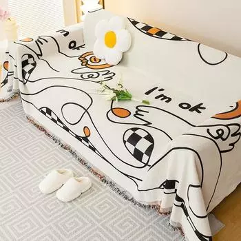 Полотенце для дивана, нескользящее, всесезонное, всеобъемлющее, пылезащитное покрытие, подушка для дивана, специальная ткань для чехла на кожаный диван, универсальное полотенце для чехла 180*130cm