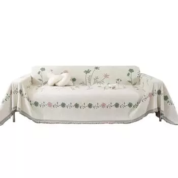 Полотенце для дивана подходит для всех сезонов и может быть разложено и покрыто тканью для трехместного или одноместного дивана как целый диван. 180*130cm