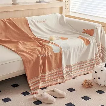 Полотенце для дивана, Подушка для дивана, Чехол для дивана, Полотенце для спинки, Одеяло с резьбой, Чехол для дивана, Тканевый пылезащитный чехол для дивана 180*130cm