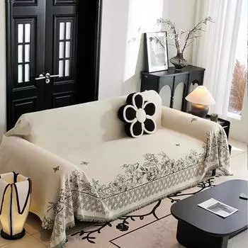 Полотенце для дивана, полное покрытие, новый универсальный чехол, минималистичная диванная подушка, всесезонное универсальное одеяло для дивана, полное покрытие 130x180