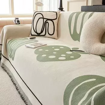 Полотенце для дивана, полное покрытие, ткань синель, универсальный противоскользящий чехол для дивана «Четыре сезона», защита от кошачьих лап, универсальный цельный чехол «все включено» 180*130cm