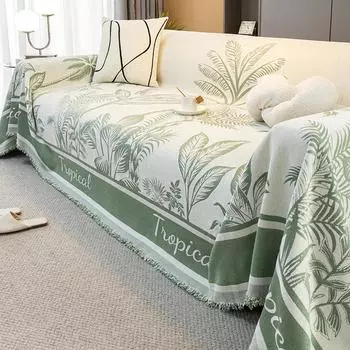 Полотенце для дивана, полностью покрытое, универсальное, синельное, на четыре сезона, простой современный нескользящий чехол для дивана, пододеяльник, двусторонний, против царапин 180*130