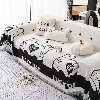 Полотенце для дивана, полностью покрытое, универсальное, нескользящее, универсальное, в стиле французского ретро, доступное, роскошное, высококачественное. 180-130cm