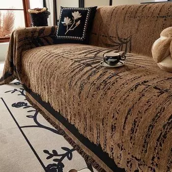 Полотенце для дивана Популярный Новый Легкий Роскошный Высококачественный Чехол для дивана Four Seasons Универсальный Чехол для дивана из шенилла Ткань 180X130