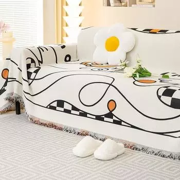 Полотенце для дивана, противоскользящее, универсальное всесезонное, пылезащитный чехол, подушка для дивана, одеяло, специальный чехол для кожаного дивана, универсальный чехол 180*130cm