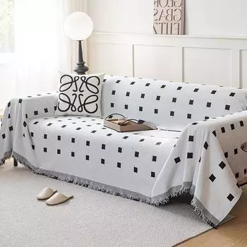 Полотенце для дивана с защитой от кошек, универсальная подушка, простой современный чехол для дивана, универсальный чехол для дивана Four Seasons, стиль Ins, ткань для чехла на спинку 180*130cm