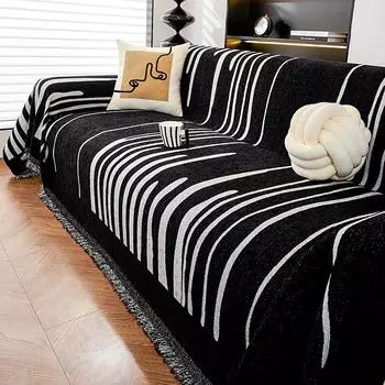 Полотенце для дивана Serena в скандинавском стиле Instagram, утолщенное шенилловое покрытие для дивана с защитой от царапин, универсальное покрывало, ткань для чехла 180*130cm