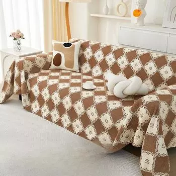 Полотенце для дивана, ткань с полным покрытием, нескользящий, грязеотталкивающий чехол для дивана, чехол для дивана, универсальное одеяло для дивана Four Seasons, пылезащитное одеяло для гостиной, пикника 90*180cm