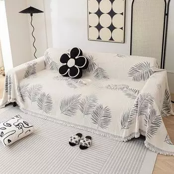 Полотенце для дивана, тканевый зимний плюшевый чехол для дивана, стильный толстый кожаный чехол для дивана, цельный чехол для дивана 180*130cm