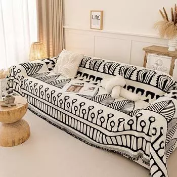 Полотенце для дивана, универсальные нескользящие подушки для сидений на четыре сезона, зимние утолщенные кожаные чехлы для диванов из синели, ткань 180*130cm