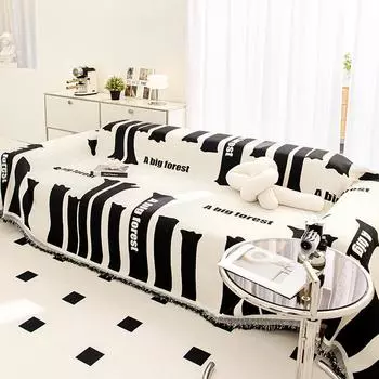 Полотенце для дивана, универсальные нескользящие подушки для сидений на четыре сезона, утепленный кожаный чехол для дивана из синели для гостиной, тканевый чехол 180*130cm