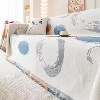 Полотенце для дивана, универсальный чехол, тканевый чехол с принтом, одеяло, универсальный чехол для дивана с защитой от царапин, четыре сезона 180X130