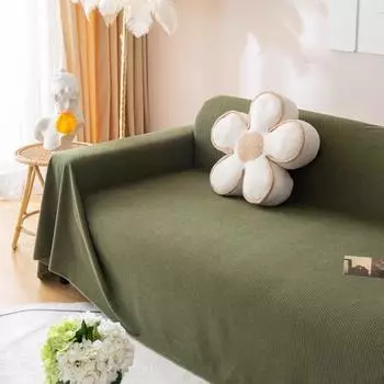 Полотенце для дивана, утолщенное, короткое, плюшевое, водонепроницаемое, нескользящее, не царапающееся, ткань для дивана, универсальный универсальный чехол для четырех сезонов 180*130cm