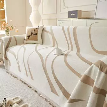 Полотенце для дивана Высококачественный чехол для дивана Универсальный чехол с противоскользящей подушкой для дивана 180*130cm