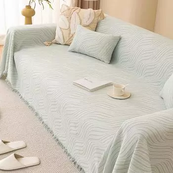 Полотенце для дивана в европейском стиле. Высококачественный универсальный нескользящий универсальный чехол для дивана Four Seasons. Тканевый чехол. Одеяло с защитой от царапин. 180*130cm