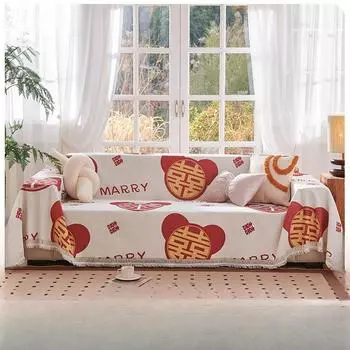 Полотенце для дивана в скандинавском стиле Ins, ткань для полного покрытия, подушка для дивана, походное одеяло, четыре сезона, универсальная нескользящая грязеотталкивающая ткань для чехла на диван 130*180