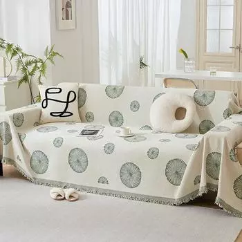 Полотенце для дивана в скандинавском стиле, простой чехол для дивана с полным покрытием, одинарный двойной чехол для дивана, нескользящий чехол для дивана в стиле Ins, полотенце 180*130cm серый