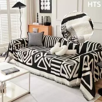 Полотенце для дивана в стиле бохо из шенилла с кисточками для гостиной, кемпинга, пикника, большого размера, для отдыха, отдыха, пляжного полотенца 90X180