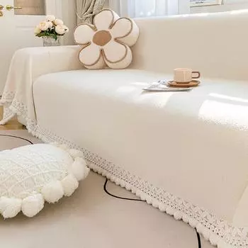 Полотенце для дивана в стиле бохо с кисточками, двухстороннее нескользящее полотенце для дивана для гостиной, кемпинга, пикника, пледа для отдыха 180x130