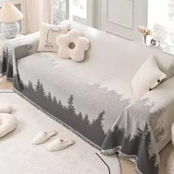 Полотенце для дивана в стиле Ins, простой современный чехол для дивана, универсальный универсальный нескользящий чехол для подушек сиденья, тканевый чехол для дивана, полностью покрытый 180-130cm