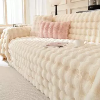 Полотенце для дивана Зимний утолщенный флисовый чехол для дивана Чехол для дивана Подушка для дивана Все включено Универсальный чехол для дивана Ткань 180*130cm