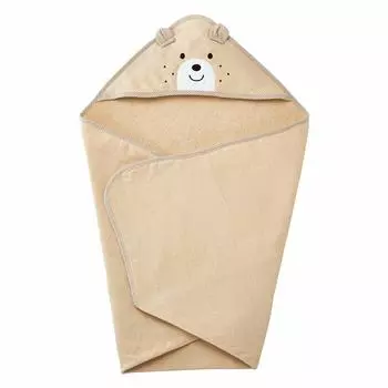 Полотенце для купания House Hot Baby [Miki Biscuits] 76-8028-823 (ОДИН РАЗМЕР, бежевый) бежевый