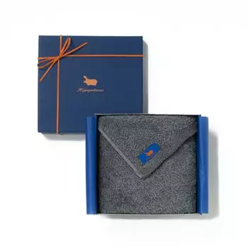 Полотенце для лица Бегемот Полотенце в подарочной коробке Органическое полотенце Имабари 95x34 см Брендовое роскошное полотенце из хлопка, бамбука, вискозы, пушистое, долговечное, простое Сделано в