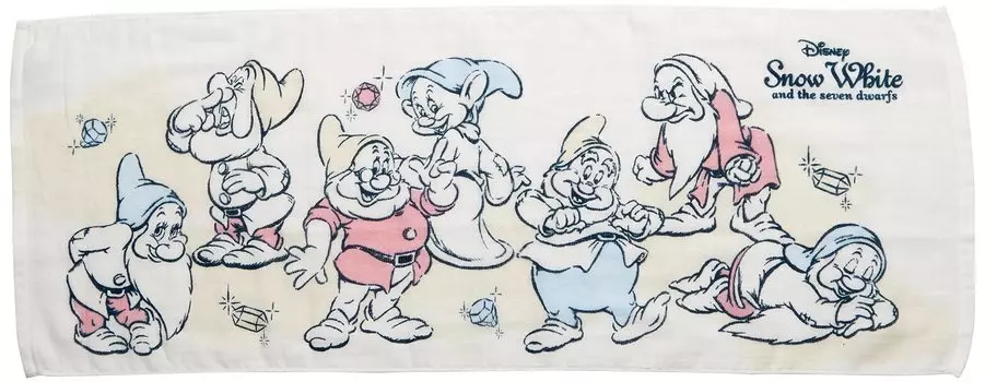 Полотенце для лица Белоснежное полотенце Oboro Сделано в Японии Детское 331105661 Белое Бесплатно [Disney] белый