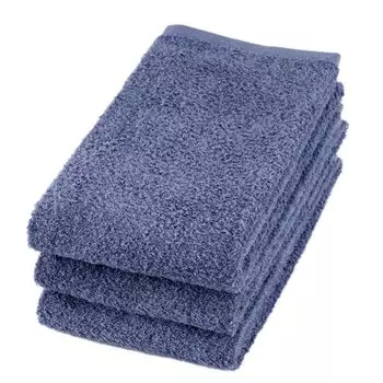 Полотенце для лица Hotman 1 Second Towel, набор из 3 штук, темно-синее полотенце Hotman Color Towel, тонкое, 18 цветов, сделано в Японии, хлопок, мгновенно впитывает воду, высший сорт, экстра темно-синий