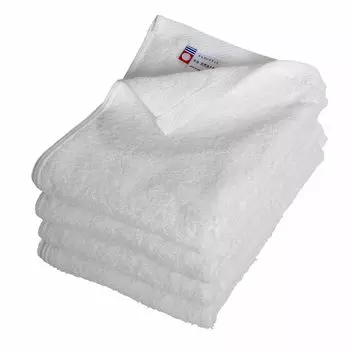 Полотенце для лица Imabari Natural Imabari, изготовленное в Quick Room Cotton of [oruta], Полотенце, сертифицированное, набор, Япония, тонкое, впитывающее, сушит, сухое, 100% (Набор 4, белый