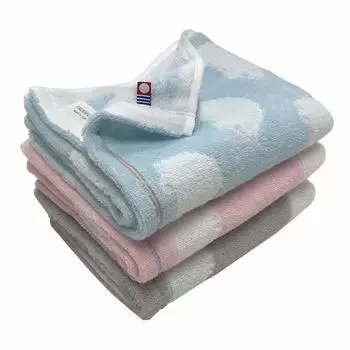 Полотенце для лица Imabari Towel Brand сертифицированное хлопковое полотенце Hedgehog, набор из 3 шт. 34x80 см (3 цвета)