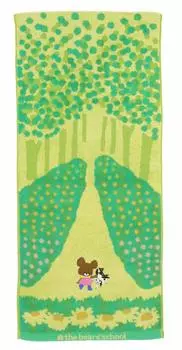 Полотенце для лица Marushin Bear School 34 x 80 см Happy Days Cotton 4335002100 Jackie s 100%