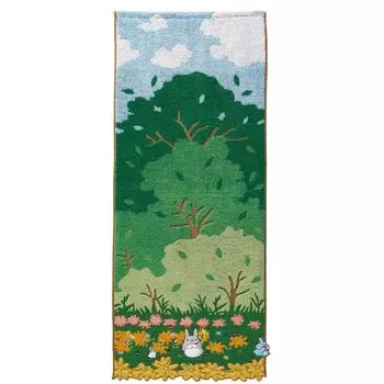 Полотенце для лица Marushin Ghibli Мой сосед Тоторо Хлопковые товары с персонажами Подарок на день рождения Под деревом кусу 1005051400 100% для матери