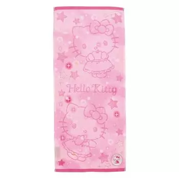 Полотенце для лица Marushin Sanrio Hello Kitty Yume Kira Kitty Cotton антибактериальное и дезодорирующее средство в подарок 3725007600 100%