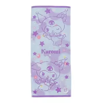 Полотенце для лица Marushin Sanrio Kuromi Yume Kira Kuromi Cotton антибактериальное и дезодорирующее средство подарок на день рождения 3725008400 100%