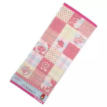 Полотенце для лица Marushin Sanrio My Melody Retro Block Melody Cotton с антибактериальным и дезодорирующим эффектом 3725004300