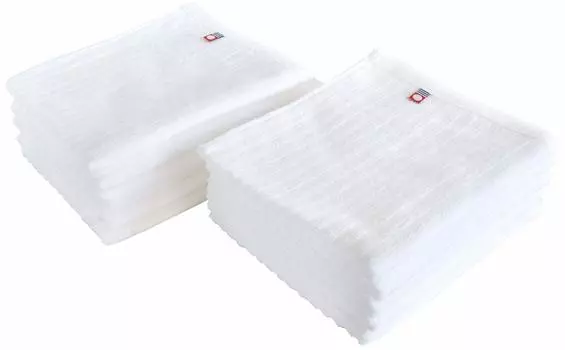 Полотенце для лица Nippon Utensil Полотенце Imabari, 33 x 75 см, набор из 10 шт., белое