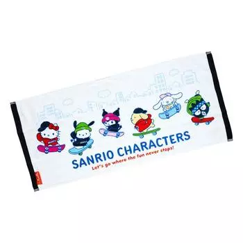Полотенце для лица Sanrio (Скейтборд) Персонажи Санрио 810525