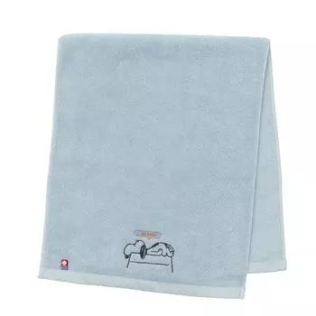 Полотенце для лица «Снупи» nishikawa 34X80 см. Можно стирать. Хлопковая нить. Использует полую нить. Мягкое и легкое. Впитывает влагу. В комплект входит пушистая вышивка. PN4605TW. синий