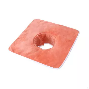 Полотенце для массажного стола с отверстием для лица, чехол для полотенца для лица, мягкий, прочный, легкий, моющийся, красота