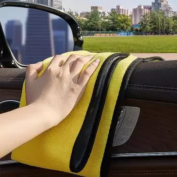 Полотенце для мытья автомобиля, чистящие полотенца из микрофибры с высоким водопоглощением, утолщенные мягкие салфетки для мытья автомобиля, сушка, ткань для ухода за автомобилем, детализация
