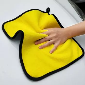 Полотенце для мытья автомобиля, микрофибровая салфетка для мытья, сушка, полировка автомобиля, мягкое, без выпадения волос, устойчивое к плесени, 30*30 см красный